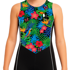 TRISUIT OLIMPICO TROPICAL NIÑA
