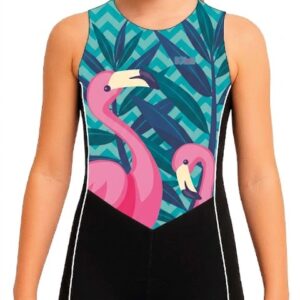 TRISUIT OLIMPICO FLAMINGO NIÑA