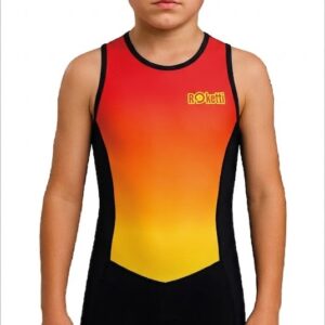 TRISUIT OLIMPICO SOLAR NARANJA NIÑO